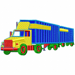 Truck Embroidery Design 2 Truck Embroidery Design 2